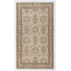 Hand-Knotted Vintage Turkish Rug, Home Decor Carpet. 4 x 7 Ft (120 x 212 cm)
