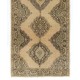 Vintage Handmade Turkish Runner Rug, Great for Hallway Decor. 4.6 x 12.5 Ft (140 x 380 cm)