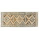 Vintage Handmade Turkish Runner Rug for Hallway Decor. 4.9 x 12.2 Ft (148 x 369 cm)