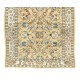 Home Decor Vintage Carpet, Hand-Knotted Turkish Oushak Wool Rug. 5 x 8.7 Ft (153 x 263 cm)