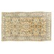 Home Decor Vintage Carpet, Hand-Knotted Turkish Oushak Wool Rug. 5 x 8.7 Ft (153 x 263 cm)