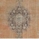 Hand-Knotted Vintage Turkish Oushak Rug, Home Decor Carpet. 5.6 x 7.9 Ft (169 x 240 cm)