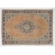 Hand-Knotted Vintage Turkish Oushak Rug, Home Decor Carpet. 5.6 x 7.9 Ft (169 x 240 cm)