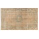 Authentic Vintage Anatolian Oushak Area Rug, Hand-Knotted in Turkey. 5.6 x 9.2 Ft (170 x 280 cm)
