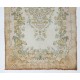 Mid-Century Hand-Knotted Anatolian Rug with Floral Medallion Design. 5.7 x 9.8 Ft (172 x 296 cm)
