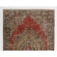 Mid-20th-Century Handmade Turkish Rug, Very Good Condition. 5.8 x 9.4 Ft (176 x 286 cm)