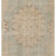 1960s Handmade Turkish Oushak Area Rug, Wool and Cotton Carpet. 6 x 9.6 Ft (185 x 292 cm)