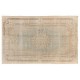 1960s Handmade Turkish Oushak Area Rug, Wool and Cotton Carpet. 6 x 9.6 Ft (185 x 292 cm)