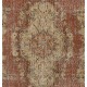 1960s Handmade Turkish Oushak Area Rug, Wool and Cotton Carpet. 6.2 x 9.6 Ft (187 x 290 cm)