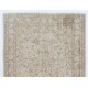 Vintage Hand-Knotted Central Anatolian Rug, Turkish Antique Washed Mid-Century Carpet. 6.3 x 9.9 Ft (190 x 300 cm)