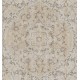 Vintage Hand-Knotted Central Anatolian Rug, Turkish Antique Washed Mid-Century Carpet. 6.3 x 9.9 Ft (190 x 300 cm)