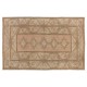 Hand-Knotted Vintage Milas Rug Made of Wool. 6.7 x 9.4 Ft (202 x 285 cm)