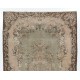 Traditional Vintage Handmade Turkish Wool Area Rug. 6.8 x 10.9 Ft (207 x 330 cm)