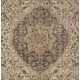 Traditional Vintage Handmade Turkish Wool Area Rug. 7 x 10.5 Ft (215 x 320 cm)