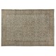 Antique Washed Vintage Handmade Turkish Wool Area Rug. 7 x 10 Ft (216 x 305 cm)