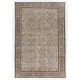 Vintage Handmade Turkish Rug, Large Floral Pattern Carpet. 7.2 x 10.2 Ft (217 x 310 cm)
