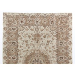 Unique Shabby Chic Vintage Handmade Turkish Rug for Home and Office Decor. 7.3 x 10.5 Ft (220 x 320 cm)