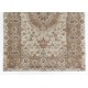 Unique Shabby Chic Vintage Handmade Turkish Rug for Home and Office Decor. 7.3 x 10.5 Ft (220 x 320 cm)