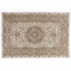 Unique Shabby Chic Vintage Handmade Turkish Rug for Home and Office Decor. 7.3 x 10.5 Ft (220 x 320 cm)