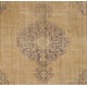 Vintage Anatolian Oushak Area Rug, Handmade carpet made in Turkey. 7.6 x 10.5 Ft (230 x 317 cm)