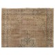 Unique Vintage Handmade Anatolian Area Rug, Wool and Cotton Carpet. 7.6 x 10.5 Ft (230 x 320 cm)