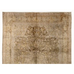 Semi Antique Handmade Anatolian Sivas Rug,100% Wool. 7.9 x 10.6 Ft (239 x 322 cm)