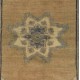 Small Turkish Oushak Rug, Vintage Handmade Doormat (Seat or Cushion Cover). 1.7 x 3 Ft (50 x 90 cm)