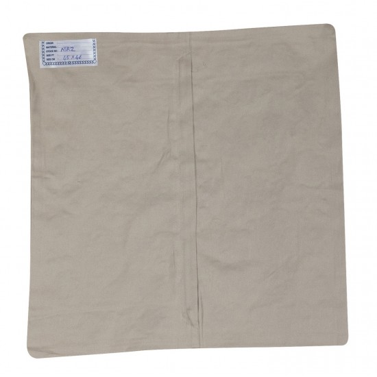 Uzbek Suzani Silk, Cotton and Linen Cushion Cover, Hand Embroidered Uzbek Suzani Throw Pillow Cover. 18" x 19" (45 x 46 cm)