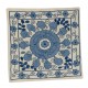 21st-Century Suzani Throw Pillow Cover from Uzbekistan. Hand Embroidered Cotton and Silk Cushion Cover. 18" x 19" (45 x 46 cm)