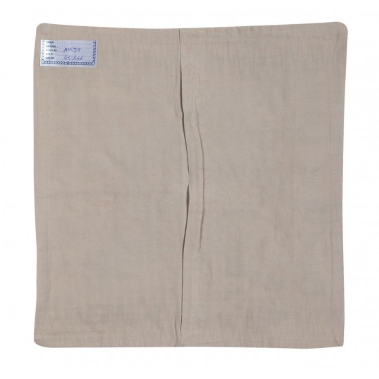 Handmade Authentic Uzbek Silk Embroidered Suzani Throw Pillow Cover. 18" x 19" (45 x 46 cm)