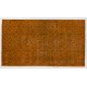 Orange Overdyed Accent Rug, 1960s Hand-Made Central Anatolian Carpet. 3.9 x 6.8 Ft (117 x 205 cm)