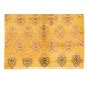 Unique Authentic Vintage Handmade Turkish Area Rug in Yellow Color, Ideal for Home & Office Decor. 4.8 x 9.6 Ft (145 x 292 cm)