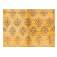 Unique Authentic Vintage Handmade Turkish Area Rug in Yellow Color, Ideal for Home & Office Decor. 4.8 x 9.6 Ft (145 x 292 cm)