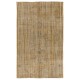 Yellow Overdyed Vintage Handmade Turkish Area Rug, Ideal for Modern Office & Home. 5.6 x 8.9 Ft (168 x 270 cm)