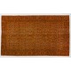 Orange Overdyed Vintage Handmade Turkish Area Rug with Floral Design. 5.8 x 9.5 Ft (174 x 288 cm)