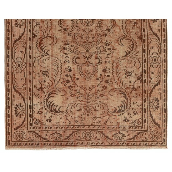 Unique Authentic Vintage Handmade Turkish Area Rug, Ideal for Home & Office Decor. 6 x 9 Ft (183 x 277 cm)