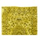 One-of-a-Kind Yellow Overdyed Vintage Handmade Turkish Area Rug, Ideal for Modern Office & Home. 6.2 x 9.9 Ft (188 x 300 cm)